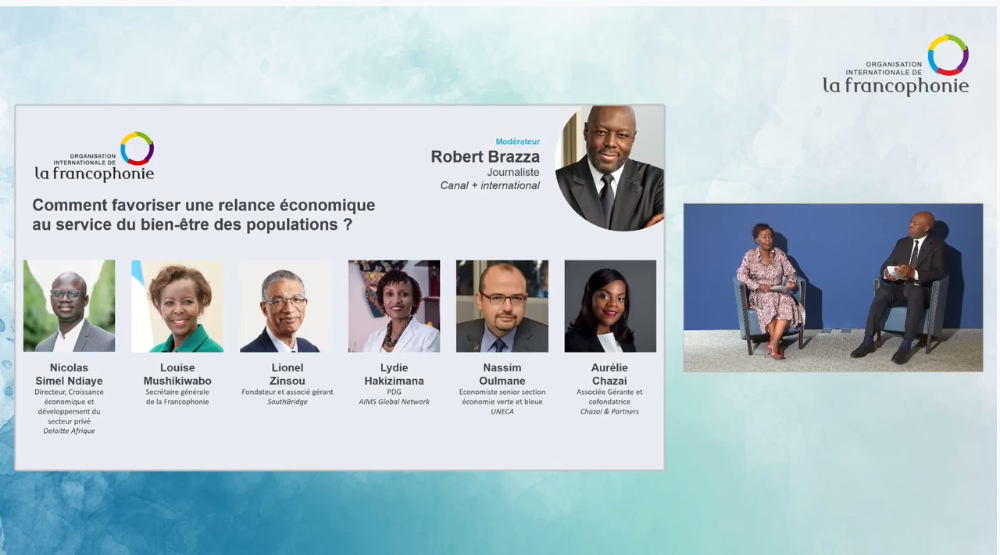 Webinaire OIF - Jeune Afrique : favoriser la relance ... Image 1